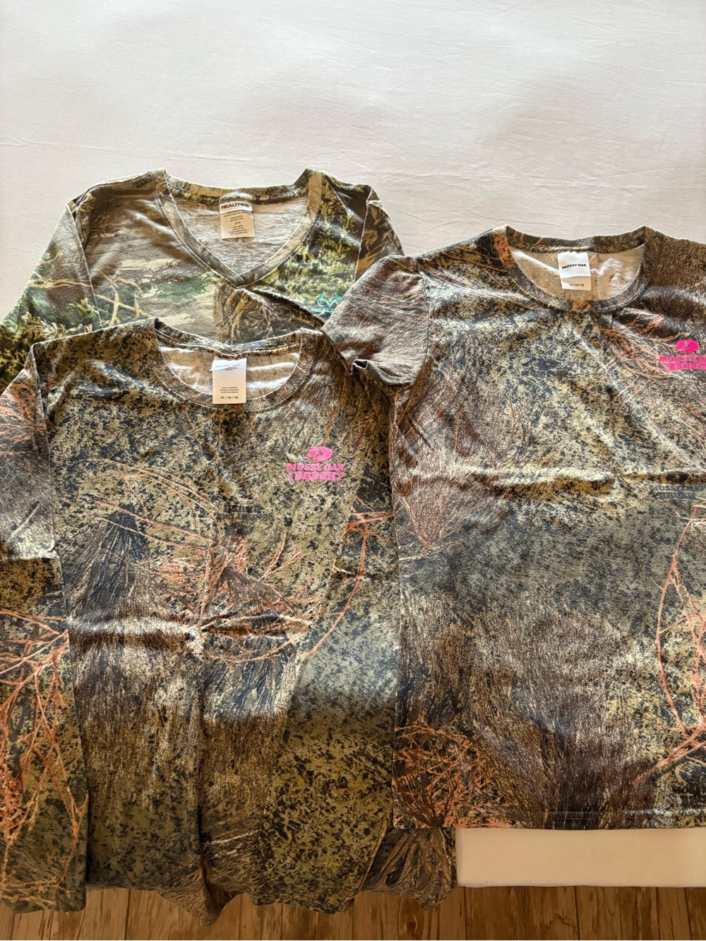 Camo Juniors Shirt Bundle Of 3 Size Medium